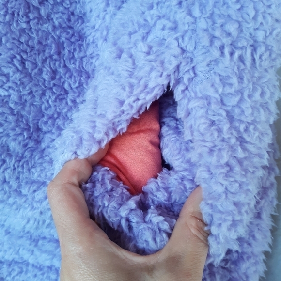 Colorblock Sherpa Teddybear Fleece Gap Medium - Picture 5 of 7